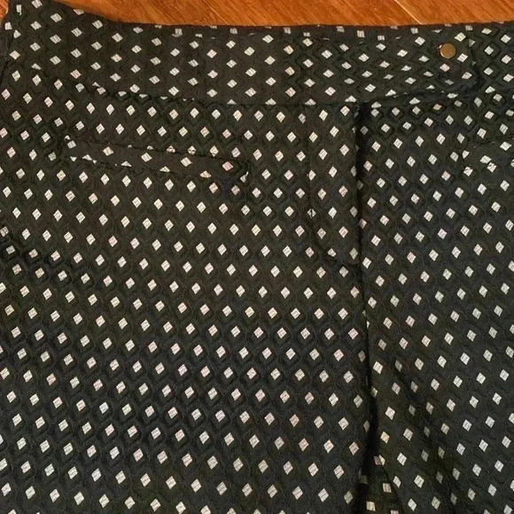 Anthropologie - Cartonnier womens cropped Charlie flare pants - blue/green - 6P - Picture 2 of 7